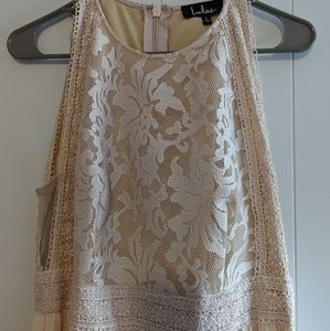 Lulu's Forever and Always Dress in Blush